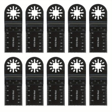 10pcs Universal Durable High Carbon Steel Oscillating Saw Blades