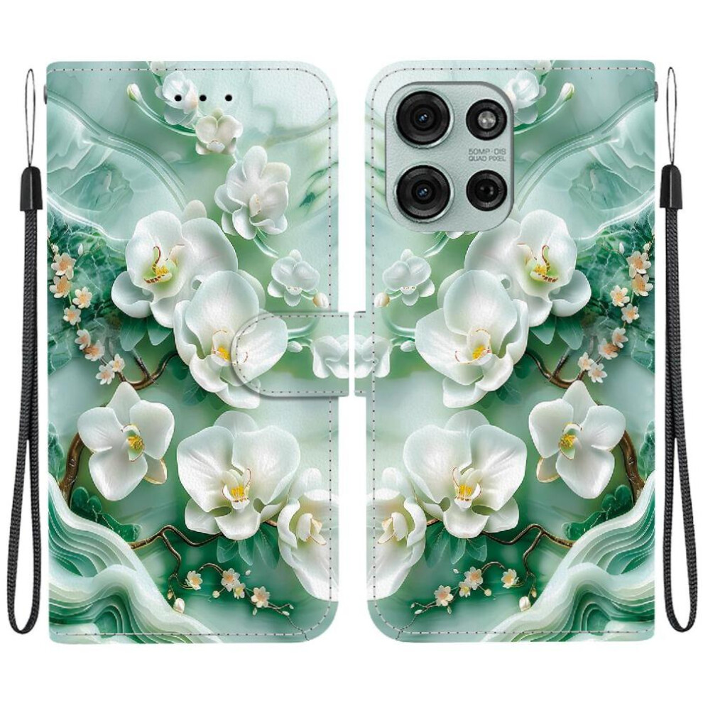 (C2) Case For Motorola Moto G75 Flip Leather Wallet Pu Leather Pattern Cover 764563398768