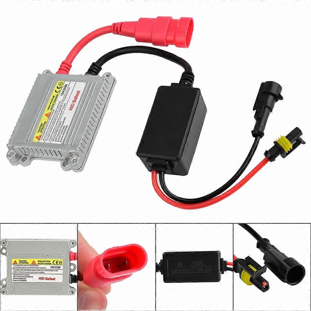 (As Show, One Size) Dc12v 35W Universal Digital Xenon Hid Ballast Replacement Conversion 6909775529690