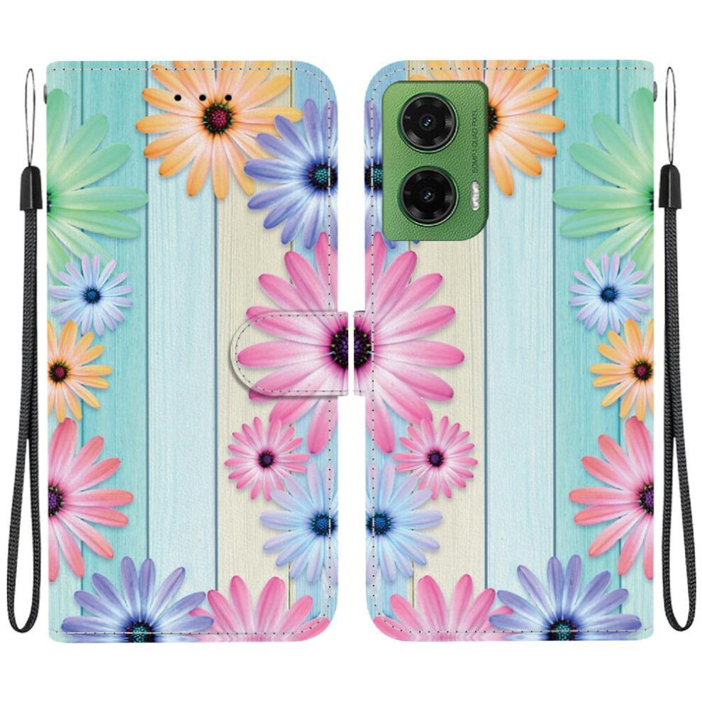 (C1 ) Case For Motorola Moto G35 Pattern Cover Pu Leather Flip Leather Wallet 764563398874