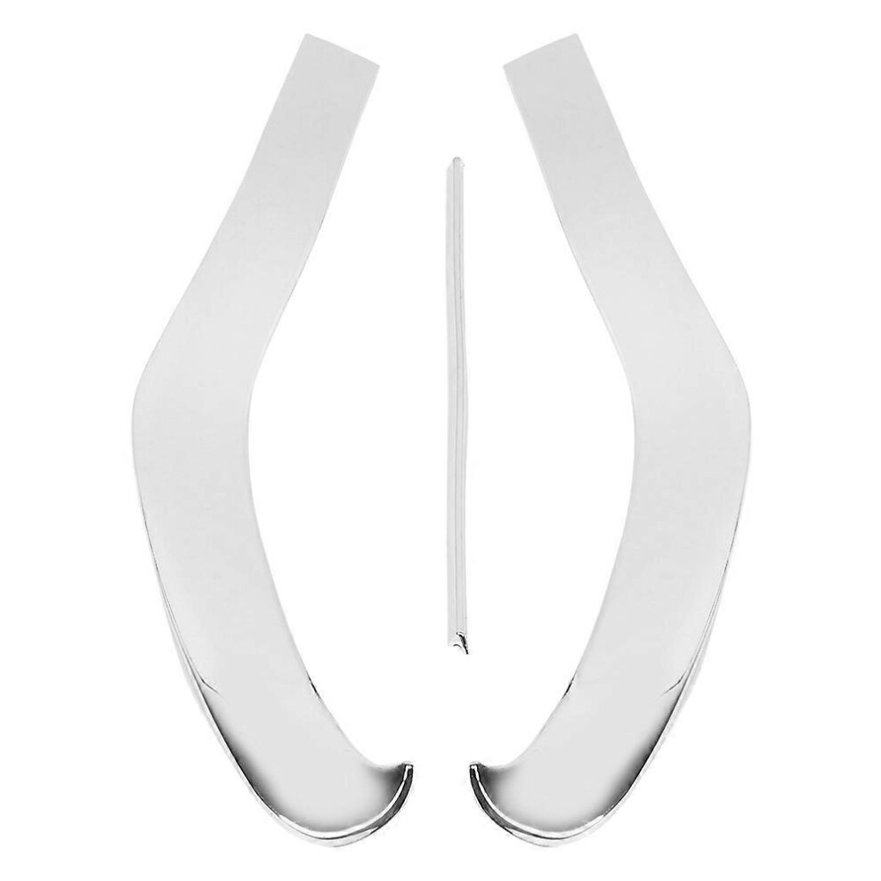 (As Show, One Size) 3Pcs Abs Chrome Front Bumper Plate Fit For Benz E Class W213 2016-2019 Car Accessories 6909775568460