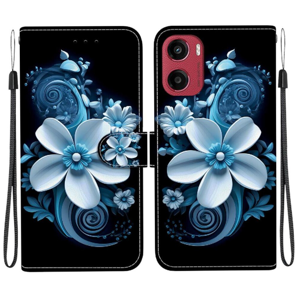 (C5 ) Compatible With Motorola Moto G05 Case Card Slots Card Slot Kickstand Pattern Cover Pu Leather 764563399031