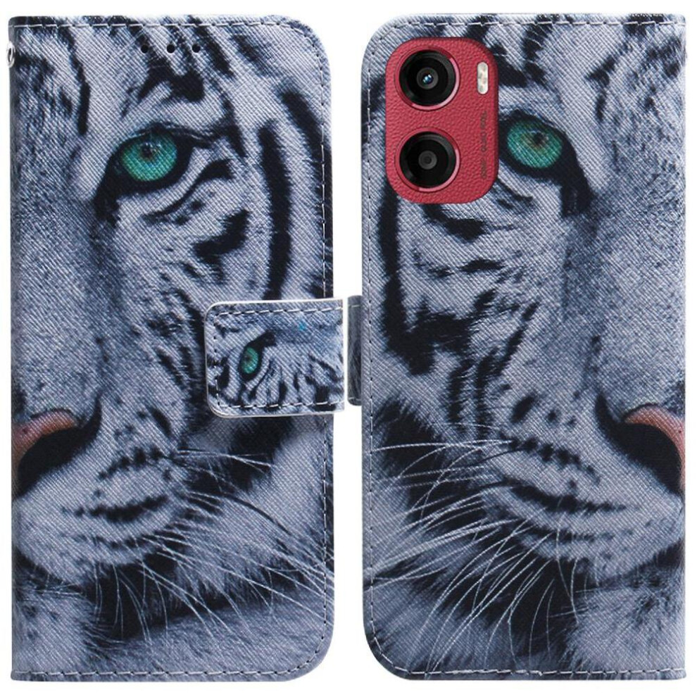 (C3 ) Flip Case For Motorola Moto G05 Card Slots Pu Leather Painted Wallet Magnetic Closure 764563399673