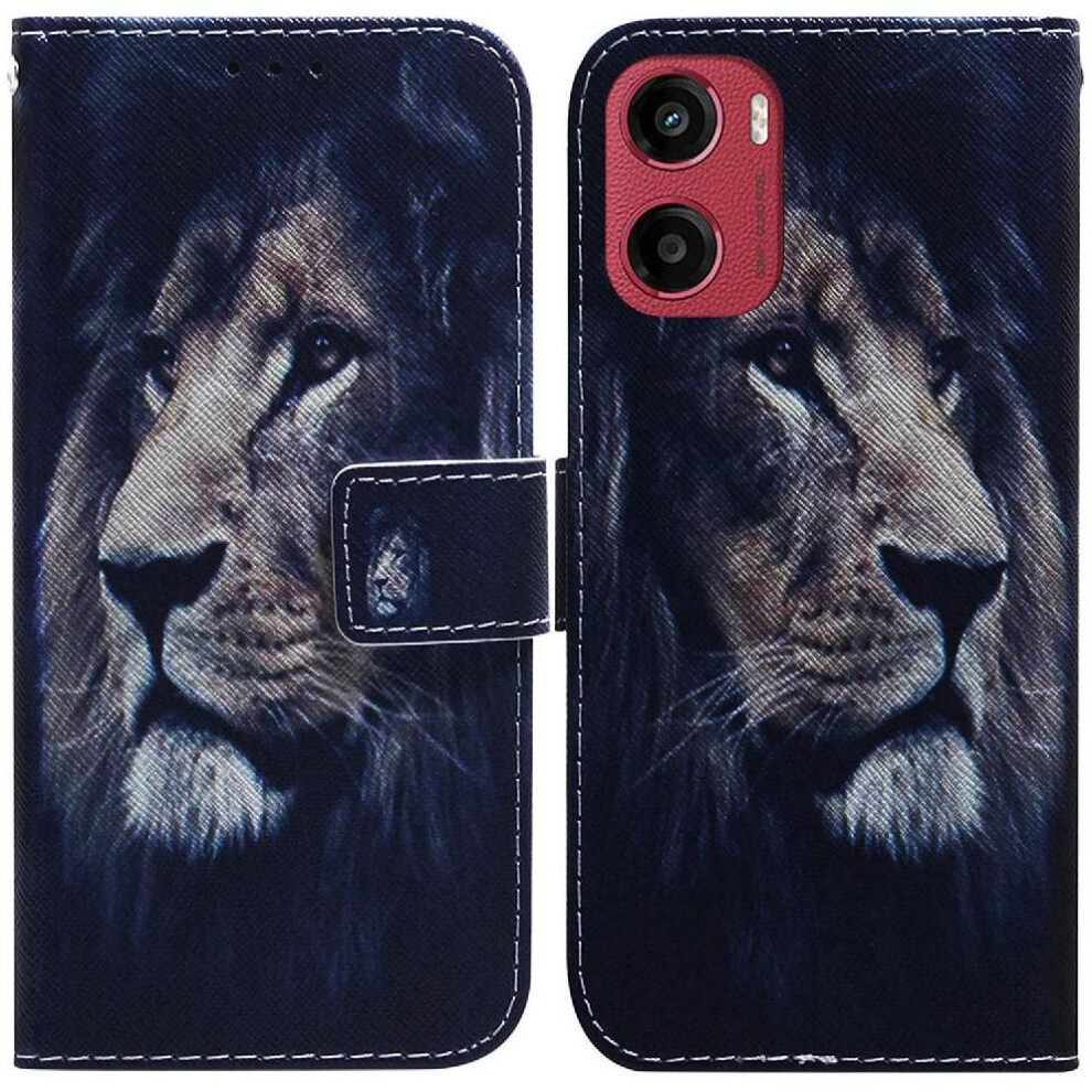 (C6) Flip Case For Motorola Moto G05 Card Slots Pu Leather Painted Wallet Magnetic Closure 764563399703