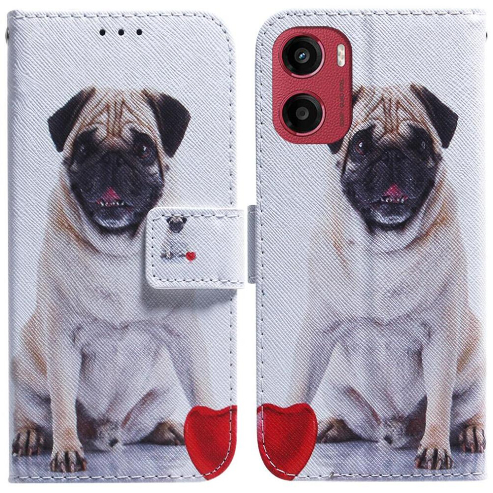 (C5 ) Flip Case For Motorola Moto G05 Card Slots Pu Leather Painted Wallet Magnetic Closure 764563399697