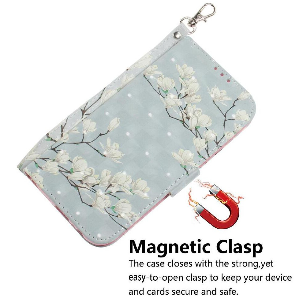 (C8 ) 3D Painted Protective Case For Motorola Moto G05 Card Slots Pu Leather Magnetic Closure Lanyard Wallet 764563399932