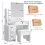 Dripex White Dressing Table Set with Mirror and Stool 2