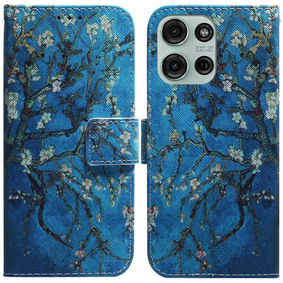 (Ohter) Flip Case For Motorola Moto G75 5G Wallet Pu Leather Magnetic Closure Painted Card Slots 764563400614