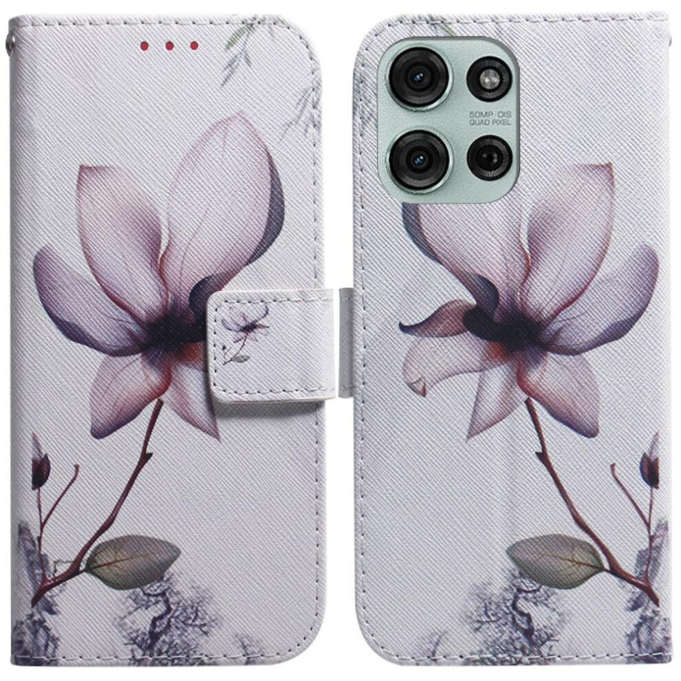 (C9 ) Flip Case For Motorola Moto G75 5G Wallet Pu Leather Magnetic Closure Painted Card Slots 764563400669