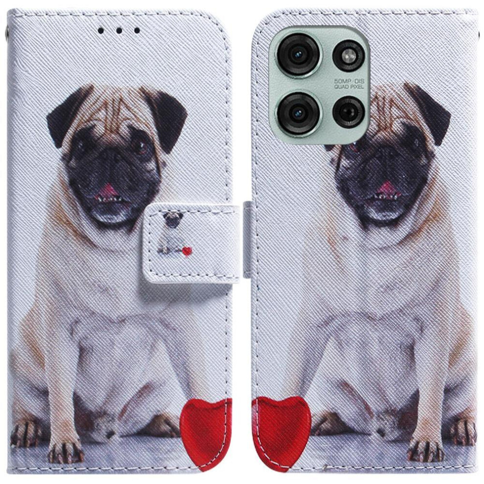 (C5 ) Flip Case For Motorola Moto G75 5G Wallet Pu Leather Magnetic Closure Painted Card Slots 764563400621