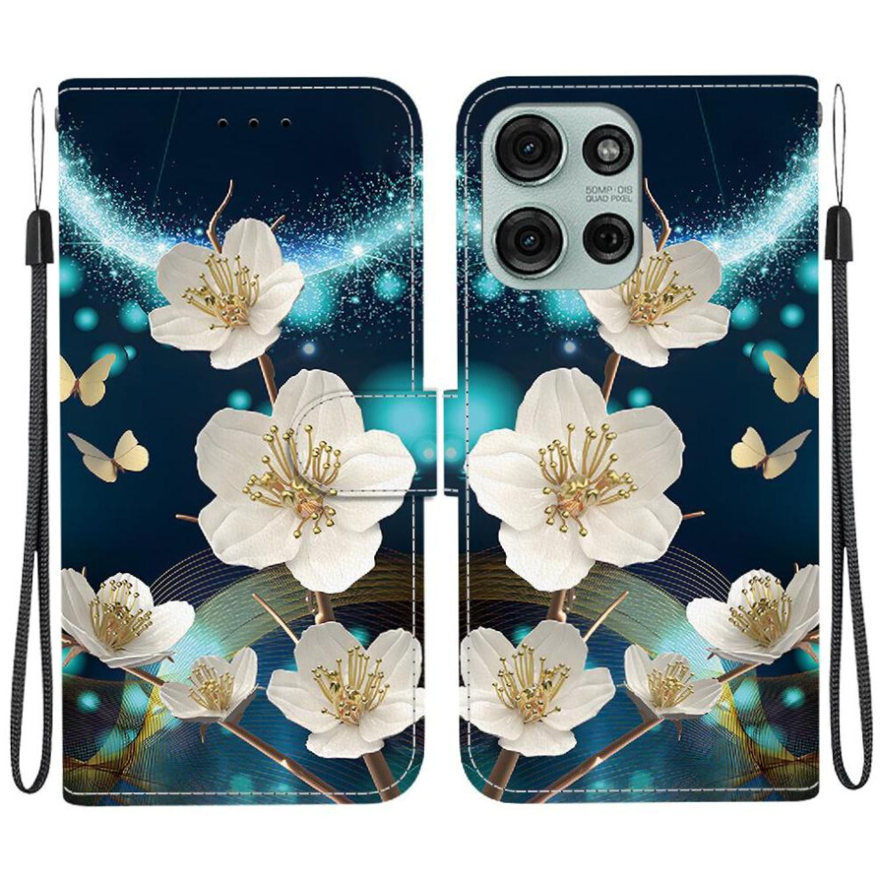 (C3 ) Flip Case For Motorola Moto G75 5G Pattern Cover Wallet Pu Leather Card Slots Card Slot Kickstand 764563401260