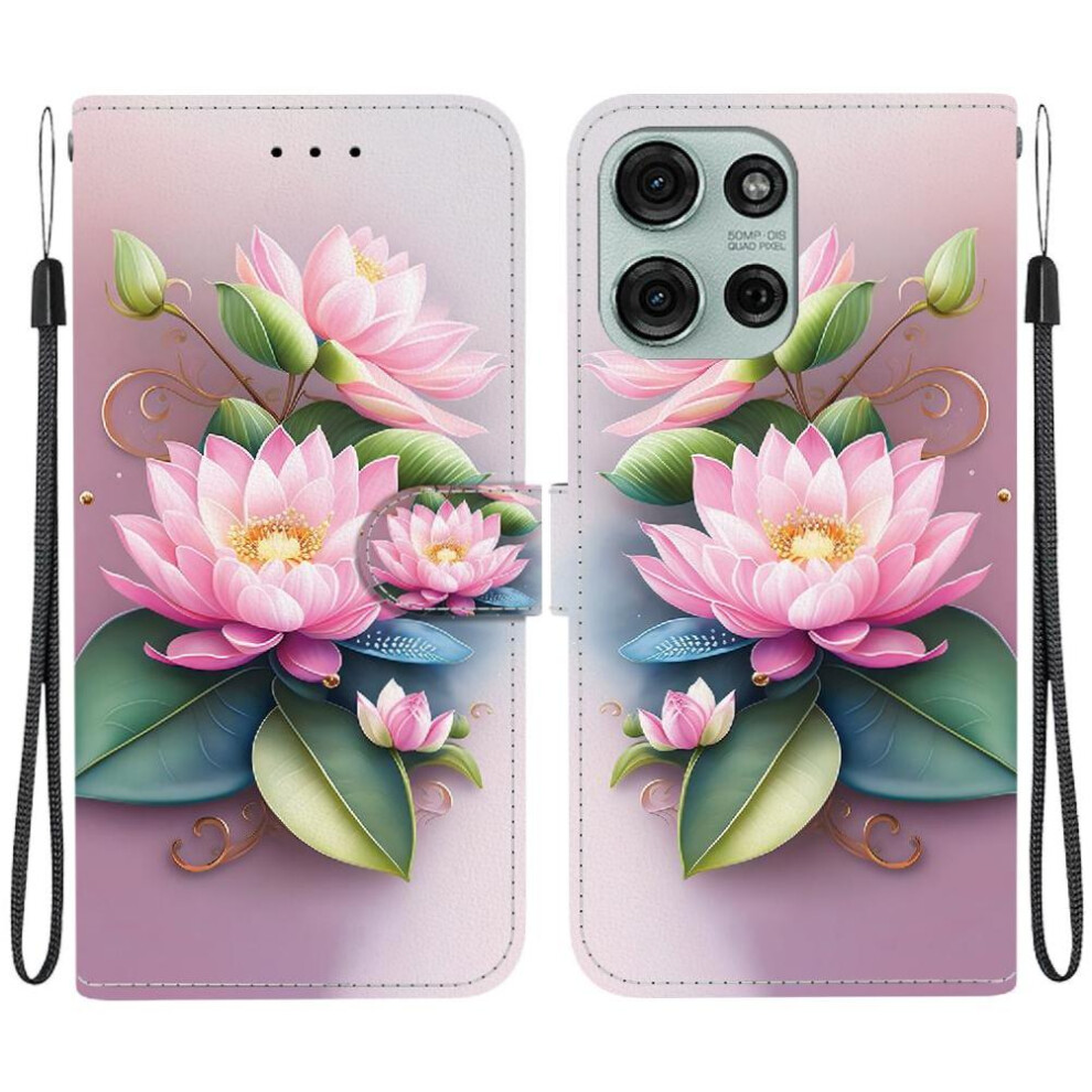 (C3 ) Compatible With Motorola Moto G75 5G Case Pattern Cover Pu Leather Card Slot Kickstand Card Slots 764563401338