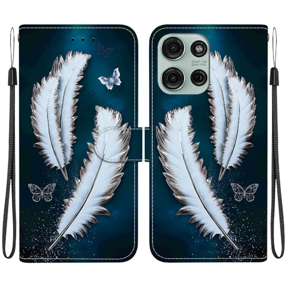 (C2) Flip Case For Motorola Moto G75 5G Pattern Cover Wallet Pu Leather Card Slots Card Slot Kickstand 764563401253