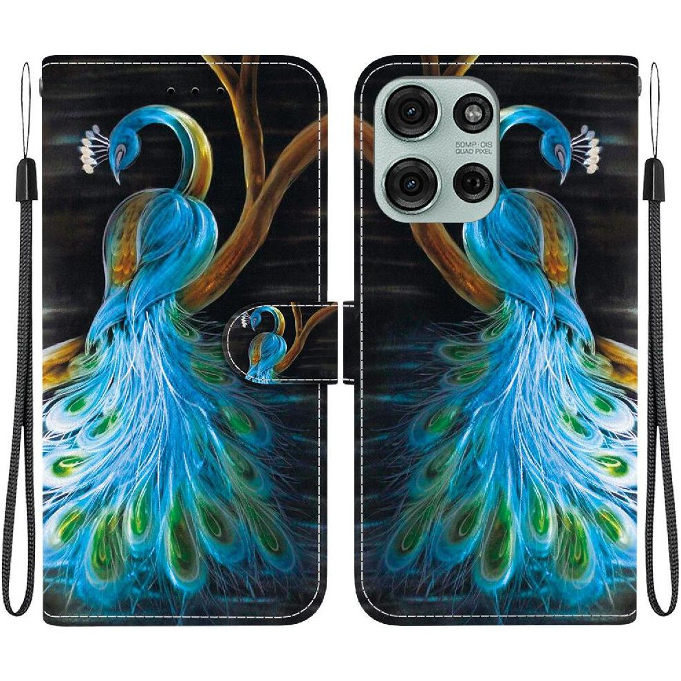 (C1 ) Compatible With Motorola Moto G75 5G Case Pattern Cover Pu Leather Card Slot Kickstand Card Slots 764563401314