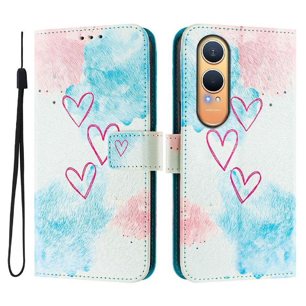 (C6) Case For Oneplus Nord Ce4 Lite 5G Flip Leather Wallet Pattern Magnetic Closure Wrist Strap 764563402021