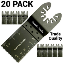20Pcs Multi Tool Blade Set Fits For Dewalt Bosch Makita Oscillating Saw Cutting Metal