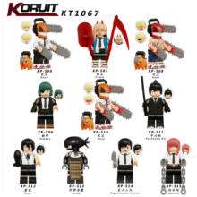 10PCS/SET Chainsaw man Fit Lego Building Block Kids Toy