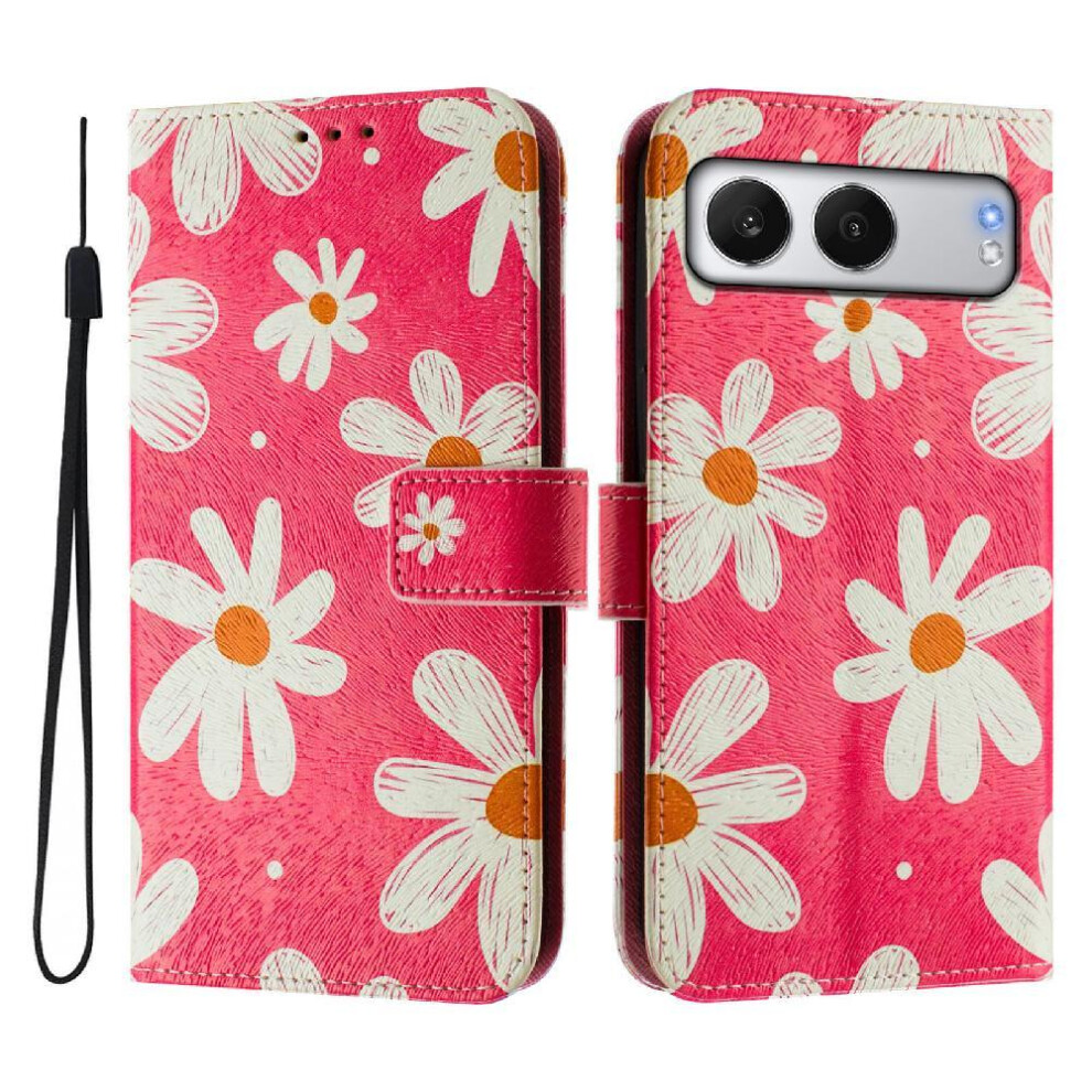 (Ohter) Case For Oneplus Nord 4 5G Pattern Magnetic Closure Wrist Strap Flip Leather Wallet 764563403325