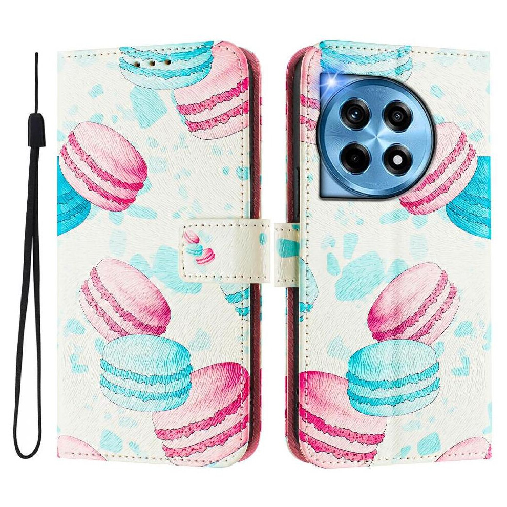 (C5 ) Case For Oneplus Ace 3 5G Wrist Strap Flip Leather Wallet Pattern Magnetic Closure 764563403455