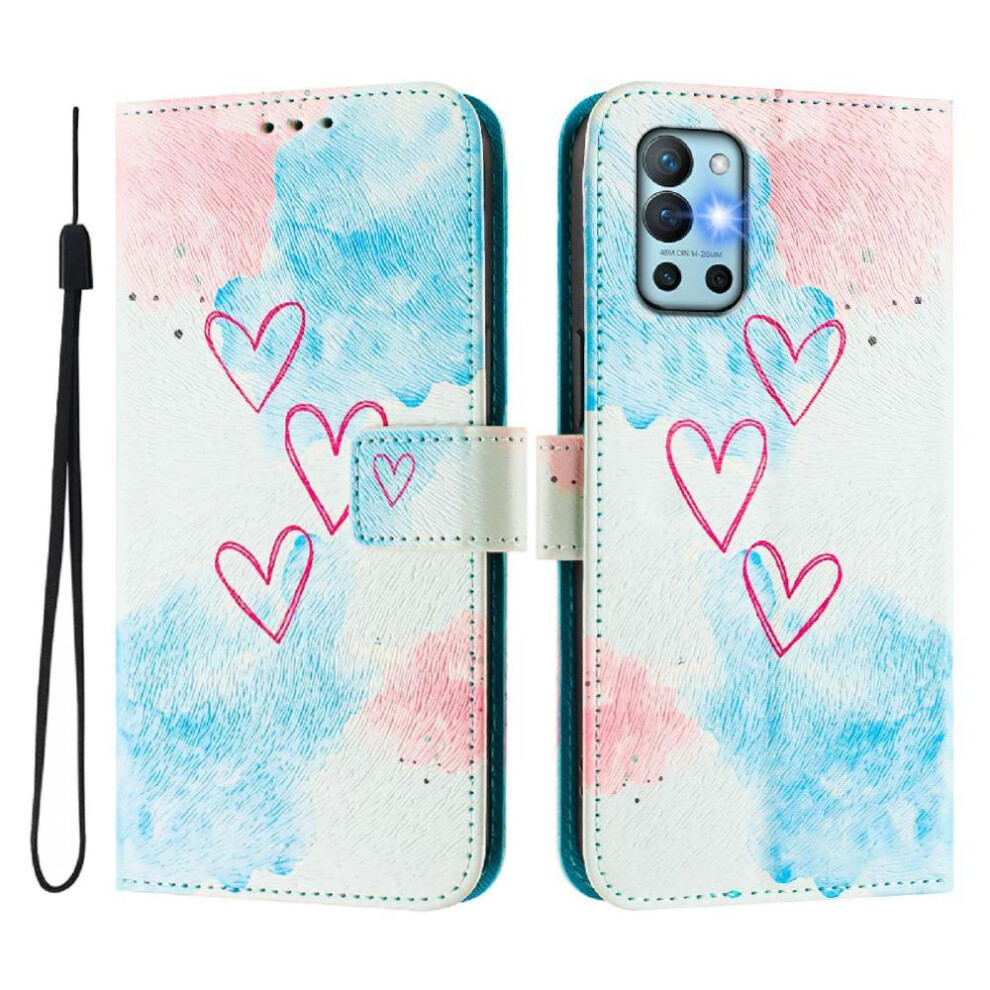 (C6) Case For Oneplus 8T Pattern Magnetic Closure Wrist Strap Flip Leather Wallet 764563403707