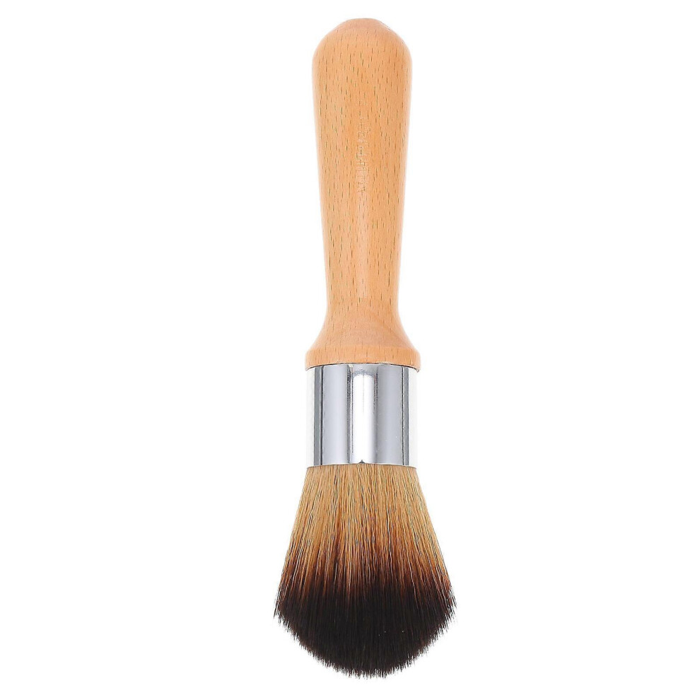 Kricely (As Show, One Size) Wooden Handle Cleaning Brush Dust Brush For Jadeware Musical Instrument