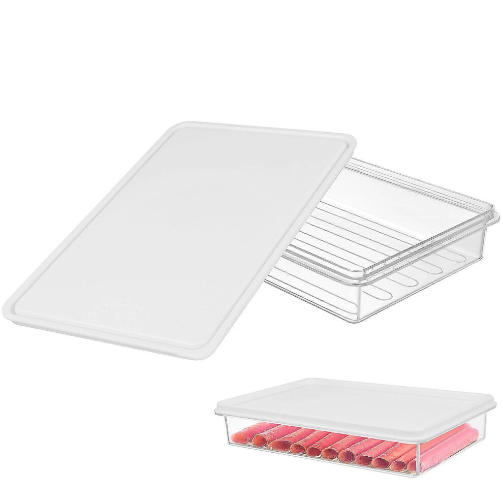 Kricely (As Show, One Size) Clear Meat Storage Container Bacon Saver Bacon Container Food Storage Container For Refrigerator