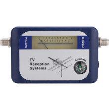 Digital Antenna Signal Finder Portable Detector Meter with Backlight for TV Antenna Signal Strength TV Signal Finder for External Satellite Antennas