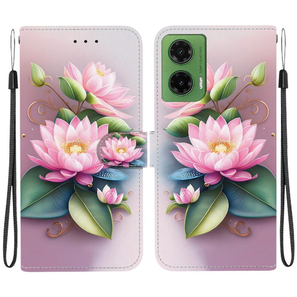 (C3 ) Compatible With Motorola Moto G35 Case Pu Leather Pattern Cover Card Slot Kickstand Card Slots 764563406524