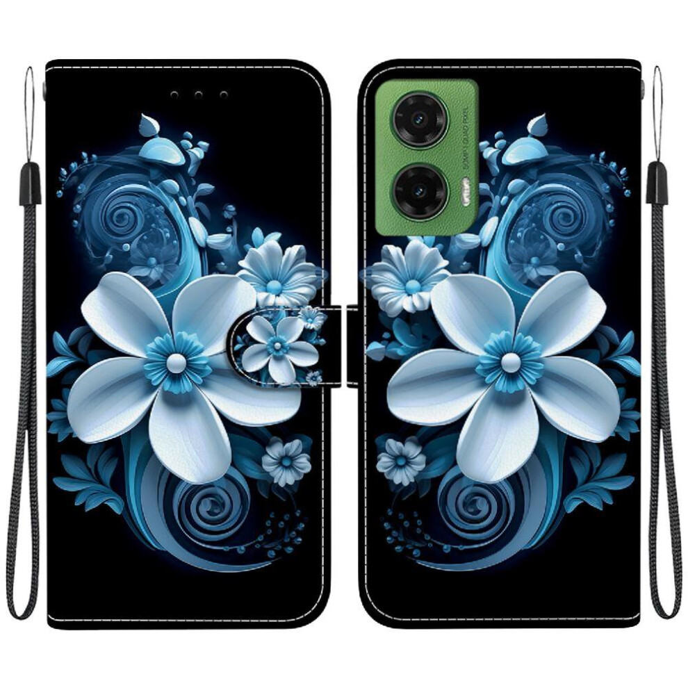 (C5 ) Compatible With Motorola Moto G35 Case Pu Leather Pattern Cover Card Slot Kickstand Card Slots 764563406548