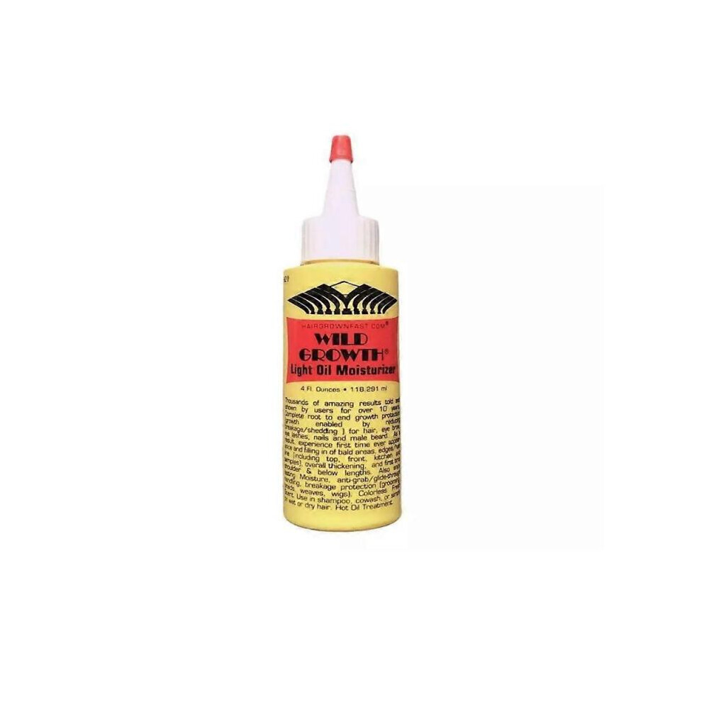 (Yellow) Wild Growth Hair Oil, Light Oil Moisturizer or Pack Hair Oil 4oz