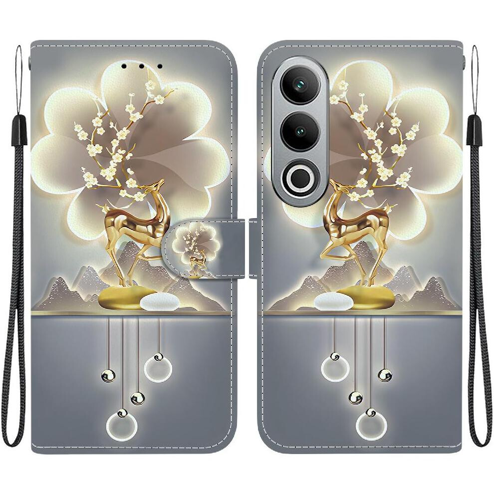 (Ohter) Flip Case For Oneplus Nord Ce4 5G Card Slots Wallet Pattern Cover Card Slot Kickstand Pu Leather 764563407934
