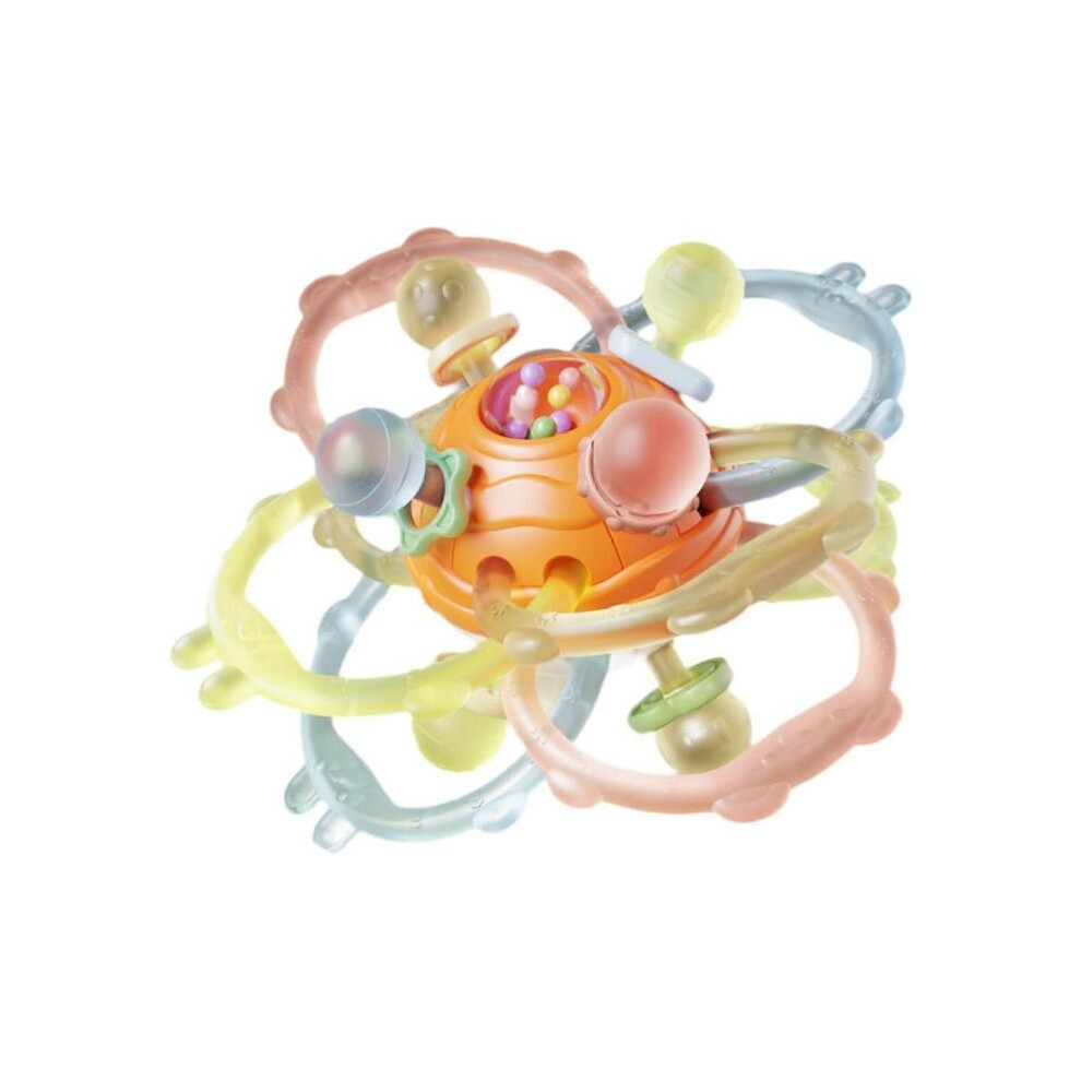 ( Ball) Teething Toy For Sensory Toy For Concentration Development Coordination Ball Orange/Pink