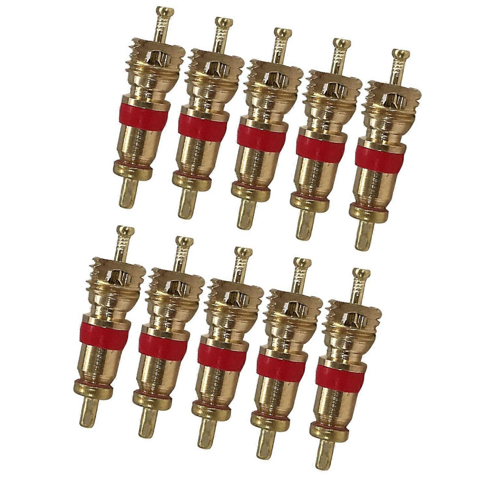 (As Show, One Size) Tire Valve Nozzle Dust Proof Copper Tire Valve Stem Cap For Vehicle Electric Bike Motorcycle 6909775619704
