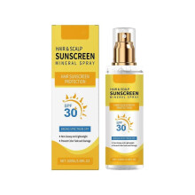Hair Scalp Sunscreen Scalp Protector Spray Hair Color Fade/Dryness Suitable for Hiking Beach Running Non-Greasy 100ml