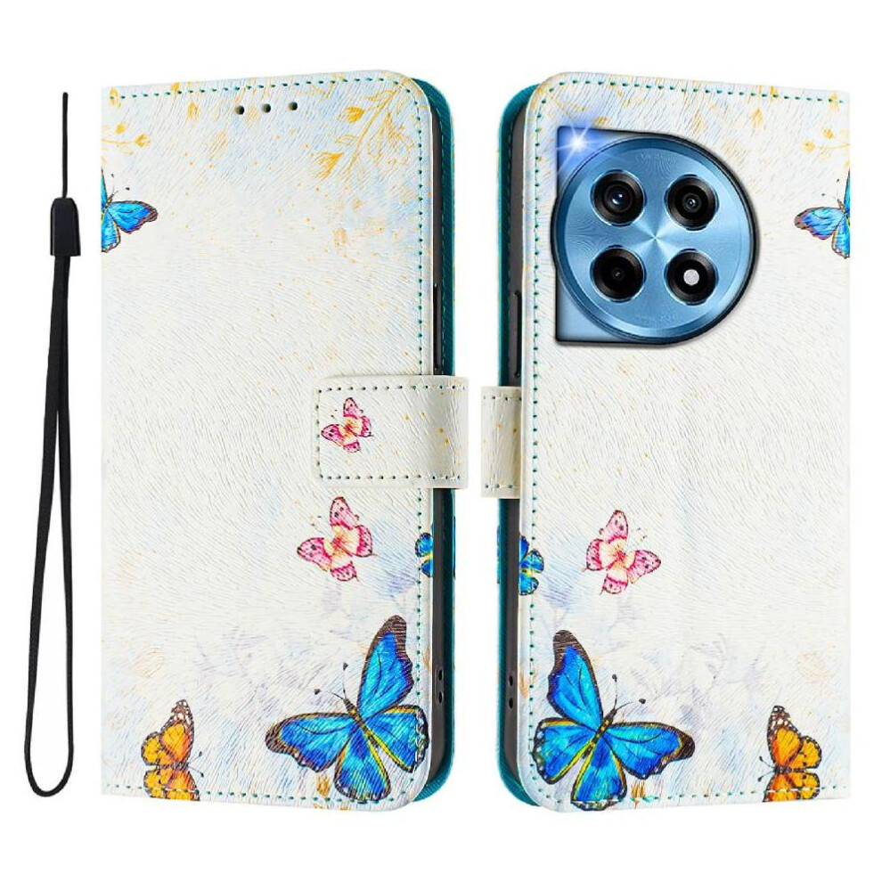 (Ohter) Compatible With Oneplus 12 5G Case Pattern Flip Cover Pu Leather With Credit Slot Wallet 764563408986