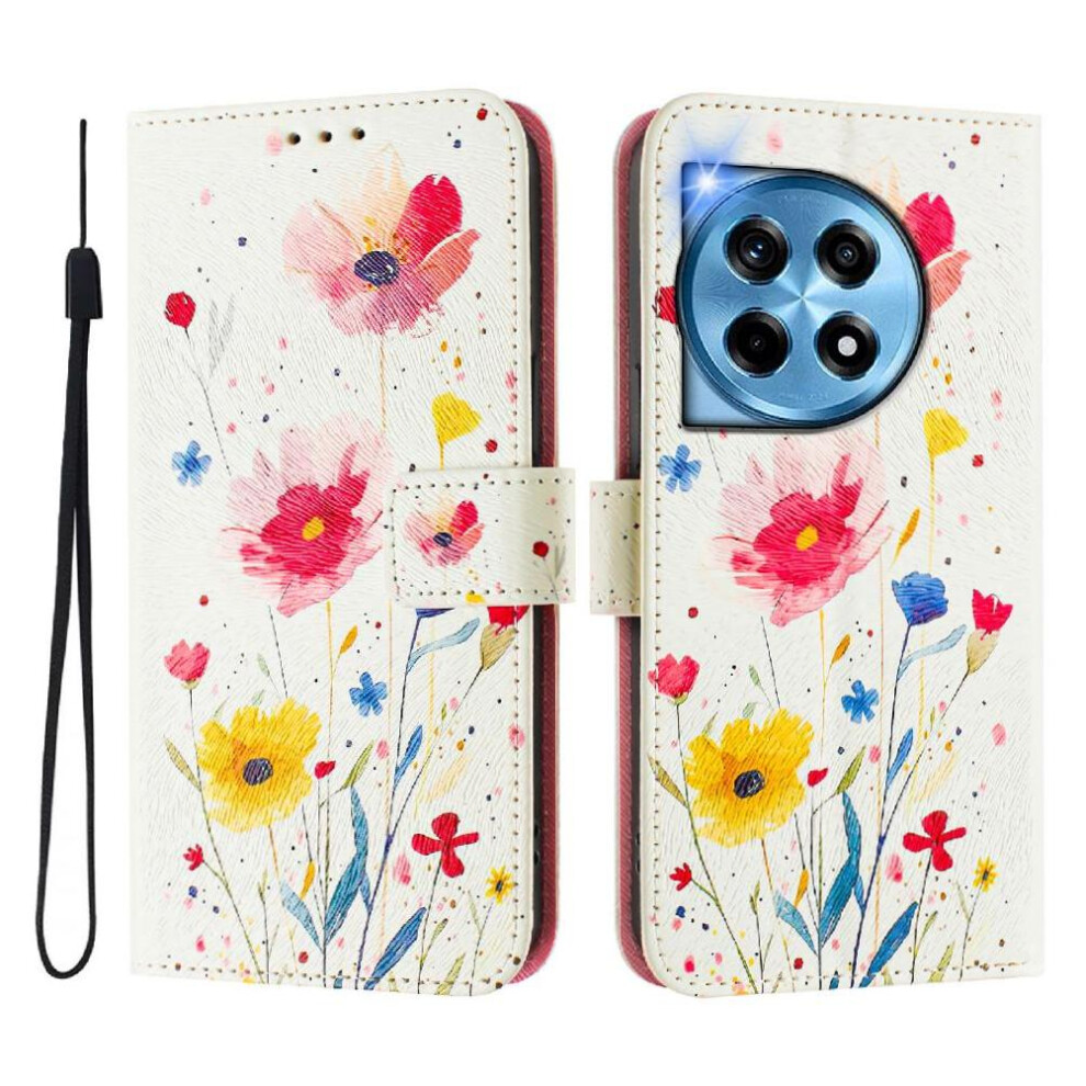 (C5 ) Compatible With Oneplus 12 5G Case Pattern Flip Cover Pu Leather With Credit Slot Wallet 764563408993