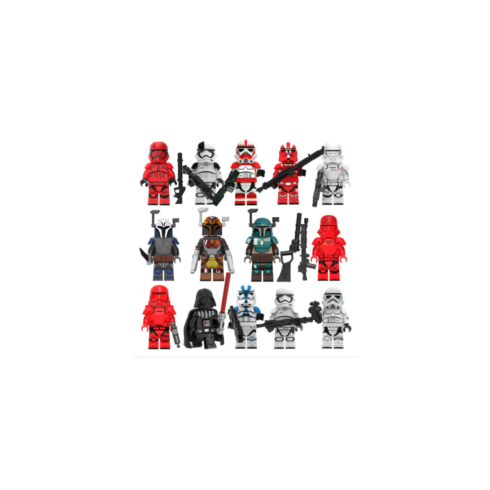 14Pcs Star Wars Clone Troopers Minifigures Gift Fit Lego-image-OPC-PH2BDVB-NEW
