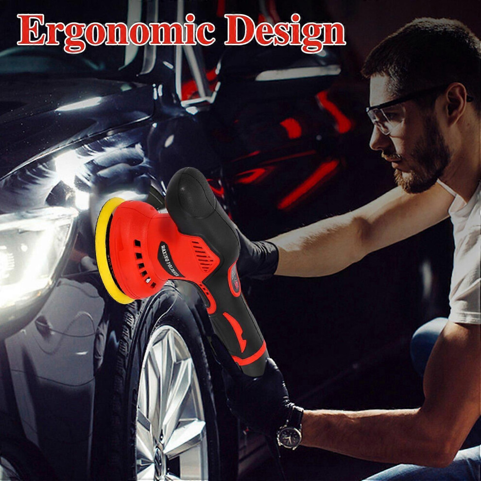 (As Show, One Size) Cordless Car Buffer Polisher,12V Lithium Rechargeable Battery Brushless Polisher With Variable Speed 6909775616406
