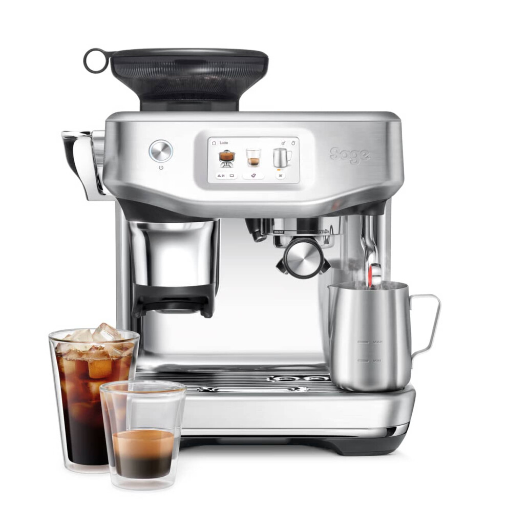 Sage The Barista Touch Impress Cold Brew Ses882bss Brushed Steel