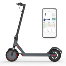 AOVOPRO 500W Foldable Electric Scooter, 22MPH with Dual Braking System