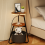 ELECWISH LED Side Table 2-Tier Storage Coffee End Table with Charging Station 1