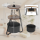 ELECWISH LED Side Table 2-Tier Storage Coffee End Table with Charging Station 6