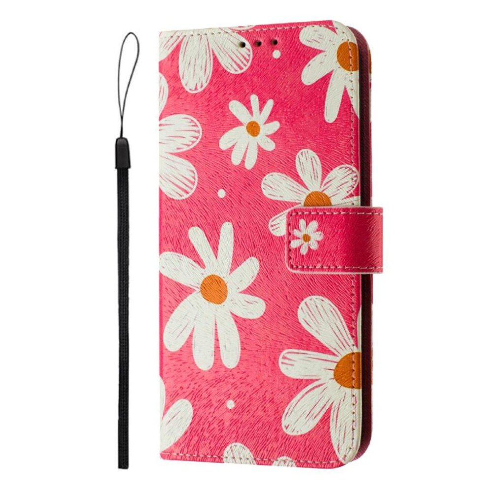 (Ohter) Case For Iphone 16 Plus Pattern Magnetic Closure Wrist Strap Flip Leather Wallet 764563412136