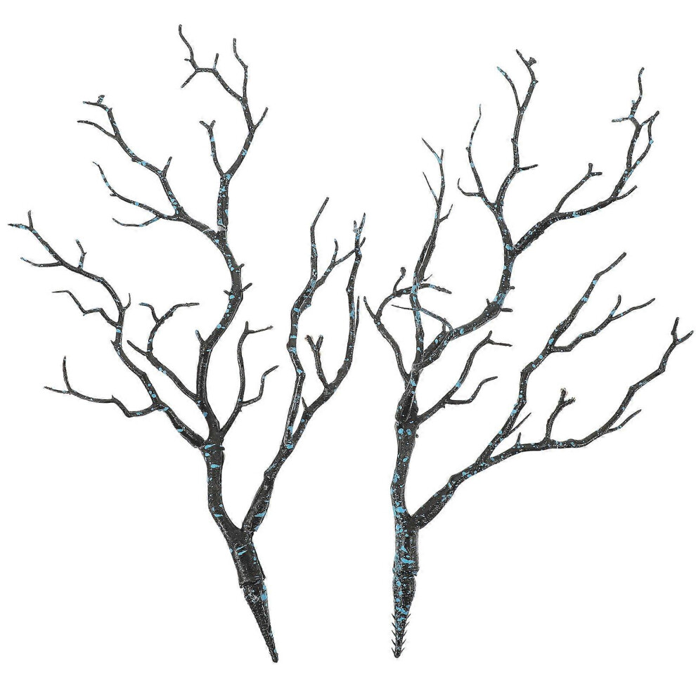 Kricely (As Show, One Size) 2Pcs Simulation Branches Fake Dried Branches Artificial Branches Plastic Branches