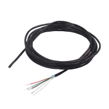 (As show, One size) 4-Conductor Shielded Wire Guitar Circuit Wiring Hookup Wire Pickup Cable