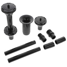 (As show, One size) 9 Pcs Fountain Pump Nozzle Set Water Spray Heads for Pond Fountain Submersible Pump Pool