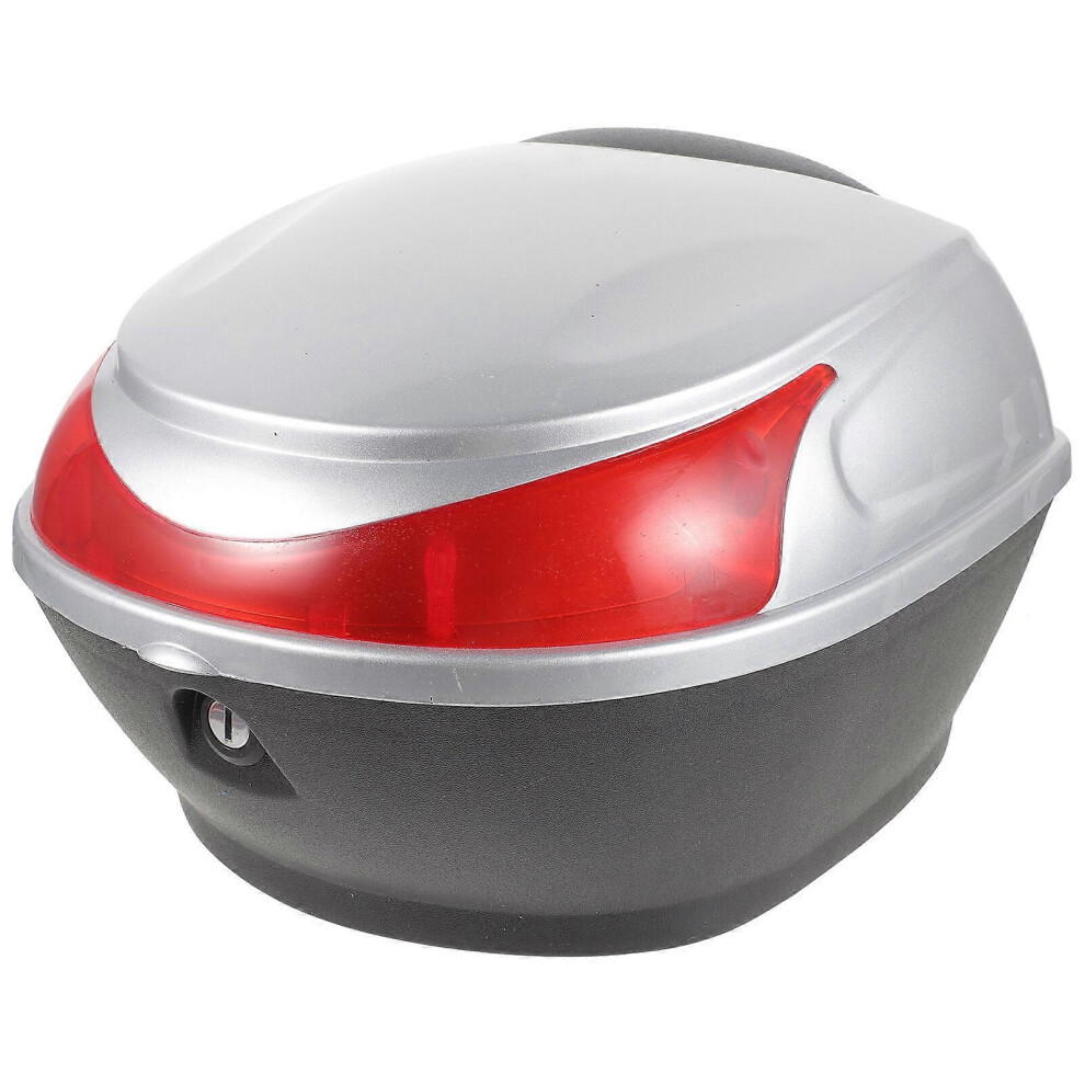 (As Show, One Size) Motorcycle Trunk Scooter Trunk Tail Box Motorcycle Luggage Case Motorbike Storage Box 5451560046635