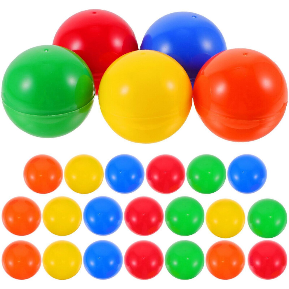 Kricely (As Show, One Size) 25Pcs Lottery Balls Openable Raffle Balls Lottery Small Balls Festive Supplies Festive Props