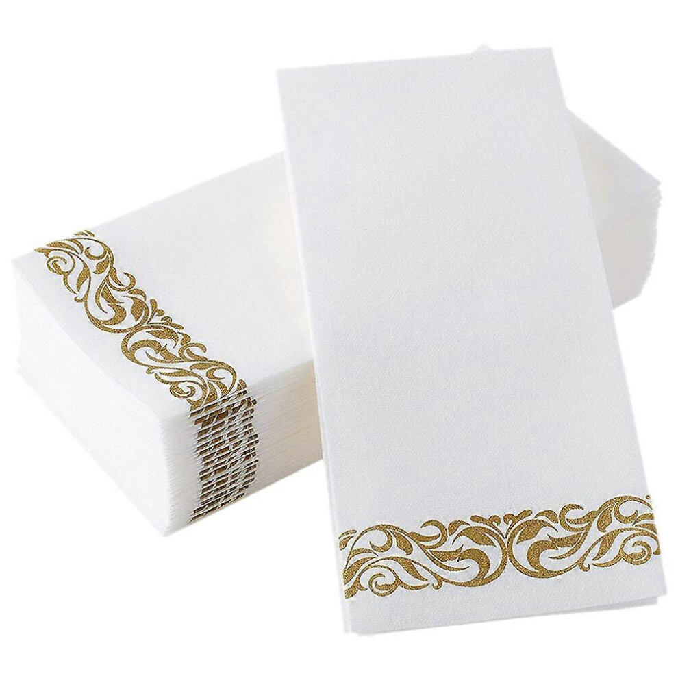 Kricely (As Show, One Size) 25Pcs Disposable Napkins Tissues Hotel Napkins Foldable Napkin Party Napkins Banquet Napkins