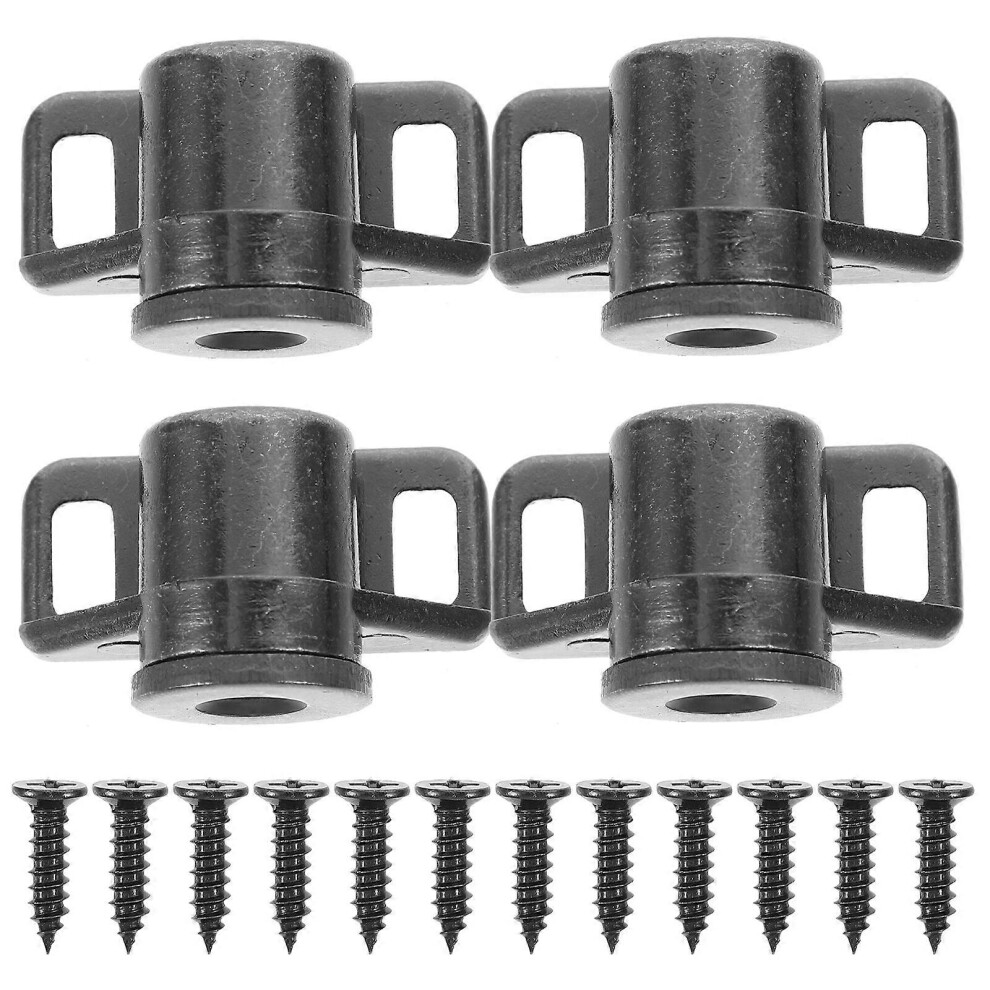 Kricely (As Show, One Size) 4Pcs Cabinet Latches Magnetic Door Latches Vintage Cupboard Furniture Latches